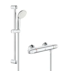 Grohe Grohtherm 1000 New Thermostatic Shower Mixer And Kit -Shower Essence 34557001 l1