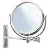 Wenko Deluxe Cosmetic Wall Mirror W/ Swivelling Arm - 5x Magnification -Shower Essence 3656211100l