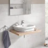 Grohe Euro 600mm 1TH Counter Top Basin -Shower Essence 39337000 d3
