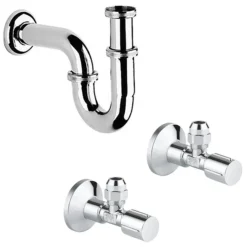 Grohe Bau Ceramic 550mm Complete Basin Package (Tap + Waste Included) -Shower Essence 39471000 nd4