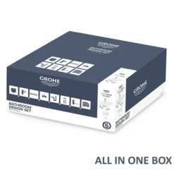 Grohe Bau Ceramic 550mm Complete Basin Package (Tap + Waste Included)