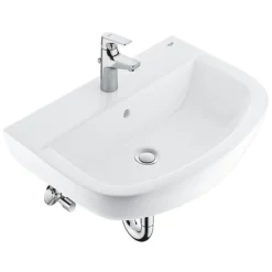 Grohe Bau Ceramic 600mm Complete Basin Package (Tap + Waste Included) 9 Grohe Bau Ceramic 600mm Complete Basin Package (Tap + Waste Included) -Shower Essence 39472000 l