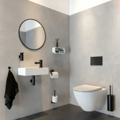 Tiger 2-Store Wall Rack/Shower Basket - White