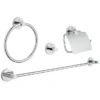 Grohe Essentials 4-in-1 Master Bathroom Accessories Set -Shower Essence 40776001 l