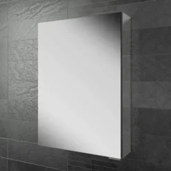 HIB Eris 50 Aluminium Mirror Cabinet
