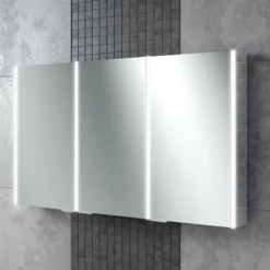 HIB Xenon 120 LED Mirror Cabinet 7 HIB Xenon 120 LED Mirror Cabinet -Shower Essence 46300 l