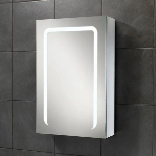 HIB Stratus 50 LED Demisting Aluminium Mirror Cabinet 3 HIB Stratus 50 LED Demisting Aluminium Mirror Cabinet
