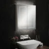 HIB Edge 60 LED Illuminated Aluminium Mirror Cabinet -Shower Essence 49500 l