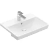 Villeroy & Boch Villeroy And Boch Avento 550 X 440mm 1TH Semi-Recessed Basin -Shower Essence 4a065501 l