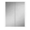 HIB Paragon 60 LED Illuminated Aluminium Mirror Cabinet -Shower Essence 51900 d1