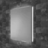HIB Atrium 50 Semi-Recessed LED Aluminium Mirror Cabinet -Shower Essence 53000 l