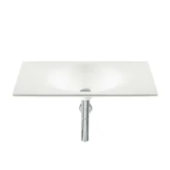 Roca - Kalahari-N Single Bowl Wall Mounted Basin - 800mm - 0 Or 1 Tap Hole Option -Shower Essence 6508000thbasinverylarge3