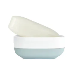 Joseph Joseph Slim Compact Soap Dish - White/Blue 10 Joseph Joseph Slim Compact Soap Dish - White/Blue -Shower Essence 70502 d2