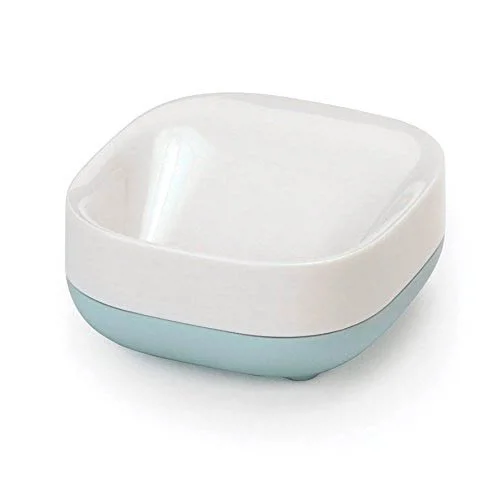 Joseph Joseph Slim Compact Soap Dish - White/Blue 4 Joseph Joseph Slim Compact Soap Dish - White/Blue - Image 2
