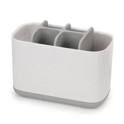 Joseph Joseph Easy-Store Large Toothbrush Caddy - White/Grey