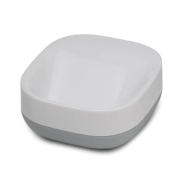 Joseph Joseph Slim Compact Soap Dish - White/Grey 4 Joseph Joseph Slim Compact Soap Dish - White/Grey - Image 2