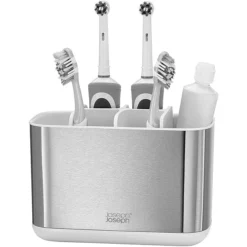 Joseph Joseph EasyStore Steel Large Toothbrush Holder -Shower Essence 70531 d1