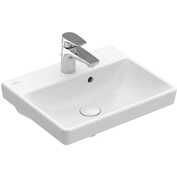 Villeroy & Boch Villeroy And Boch Avento 450 X 370mm 1TH Handwash Basin 4 Villeroy & Boch Villeroy And Boch Avento 450 X 370mm 1TH Handwash Basin - Image 2