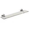 Miller Oslo Polished Nickel Glass Shelf