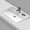Nuie Tribute Square Inset Basin - 800 X 450mm -Shower Essence 800mmtributesquarebasin1thl