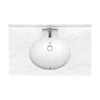 Trafalgar Insert Basin With Marble Effect Worktop (810 X 500mm - 1 Tap Hole) 2 Trafalgar Insert Basin With Marble Effect Worktop (810 X 500mm - 1 Tap Hole) -Shower Essence 810tmb l