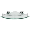 Orion Glass Corner Shelf - Chrome -Shower Essence 8117 detail1
