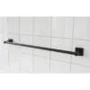 Miller Atlanta 645mm Matt Black Towel Rail -Shower Essence 8816b l