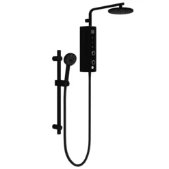 AQUAS Indulge Touch Flex Smart 9.5KW Matte Black Electric Shower -Shower Essence a000396 l
