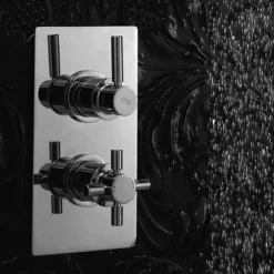 Hudson Reed Tec Pura Twin Concealed Thermostatic Shower Valve -Shower Essence a3003vd