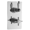 Ultra Traditional Beaumont Twin Thermostatic Shower Valve - Chrome -Shower Essence a3050 ln