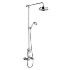 Hudson Reed Traditional Thermostatic Shower Valve & Rigid Riser Kit -Shower Essence a3117 d2