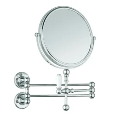 Burlington Traditional Cosmetic Wall Mirror - Chrome