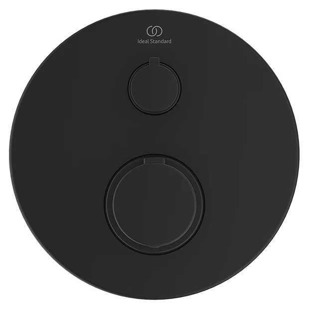 Ideal Standard Silk Black Ceratherm T100 Built-In Thermostatic 1 Outlet Shower Mixer 5 Ideal Standard Silk Black Ceratherm T100 Built-In Thermostatic 1 Outlet Shower Mixer - Image 3