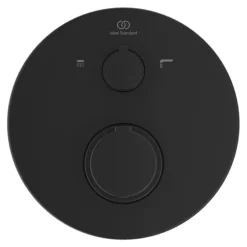 Ideal Standard Silk Black Ceratherm T100 Built-In Thermostatic 2 Outlet Bath Shower Mixer 8 Ideal Standard Silk Black Ceratherm T100 Built-In Thermostatic 2 Outlet Bath Shower Mixer -Shower Essence a5814xg d1