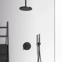 Ideal Standard Silk Black Ceratherm T100 Built-In Thermostatic 2 Outlet Bath Shower Mixer 9 Ideal Standard Silk Black Ceratherm T100 Built-In Thermostatic 2 Outlet Bath Shower Mixer -Shower Essence a5814xg d2