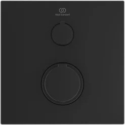 Ideal Standard Silk Black Ceratherm C100 Built-In Thermostatic 1 Outlet Shower Mixer -Shower Essence a6956xg d1