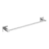 Milan 50cm Wall Mounted Single Towel Rail - Chrome -Shower Essence ab122sr lrg