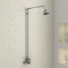 Ultra Traditional Exposed Thermostatic Shower Package With Twin Valve & Riser Kit -Shower Essence ag302a3170 d4
