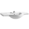 Alaska 1050mm Large Semi Recessed Basin -Shower Essence alaska1050mmlargesemirecessedbasinl