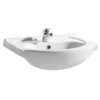 Alaska 550mm Semi Recessed Basin -Shower Essence alaska550mmsemirecessedbasinl