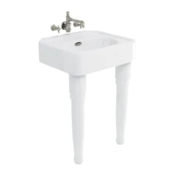 Arcade 600mm Basin And Ceramic Console Legs