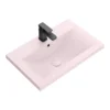 Arezzo 610 X 395mm Matt Pink Rectangular Mid-Edged Inset Basin 2 Arezzo 610 X 395mm Matt Pink Rectangular Mid-Edged Inset Basin -Shower Essence az6rmp d3