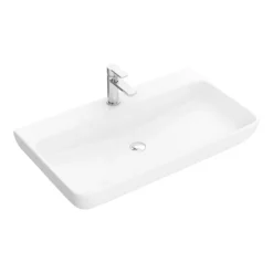 Arezzo 815 X 470mm Modern Large Counter Top 1TH Basin - No Overflow -Shower Essence az7704v2 d1