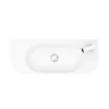 Arezzo 710 X 275mm Curved Wall Hung 1TH Basin -Shower Essence az78517 n d4