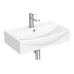 Arezzo 600 X 400 Modern Wall Mounted / Counter Top 1TH Basin -Shower Essence az814d n d1