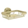 Arezzo Brushed Brass Soap Basket -Shower Essence azbb324 d2
