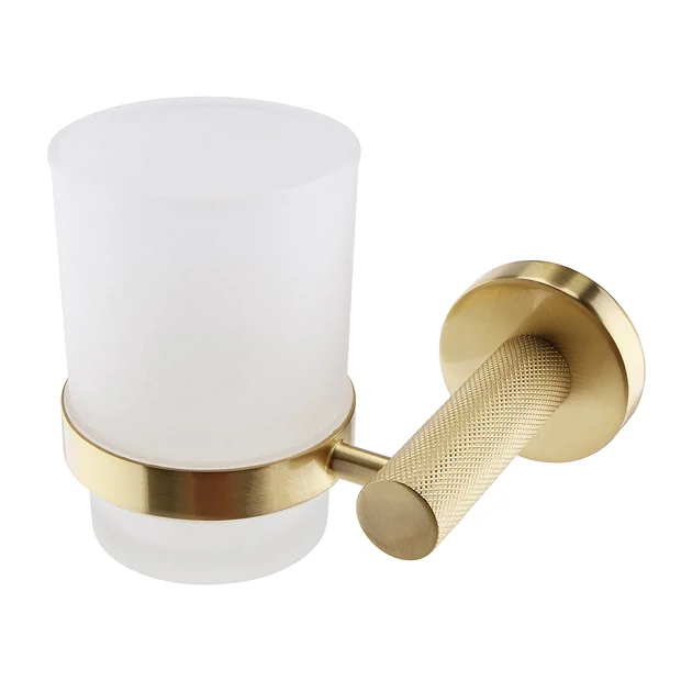 Arezzo Industrial Style Brushed Brass 4-Piece Bathroom Accessory Pack 3 Arezzo Industrial Style Brushed Brass 4-Piece Bathroom Accessory Pack