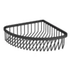 Arezzo Matt Black Wire Corner Shower Basket -Shower Essence azblk27 n d1