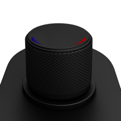 Arezzo Matt Black Industrial Style Push Button Shower Valve (1 Outlet) -Shower Essence azpb01rmb d3