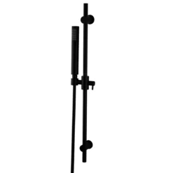 Arezzo Matt Black Round Shower Valve Inc. Slide Rail Kit With Pencil Handset 10 Arezzo Matt Black Round Shower Valve Inc. Slide Rail Kit With Pencil Handset -Shower Essence azsp80mbd3